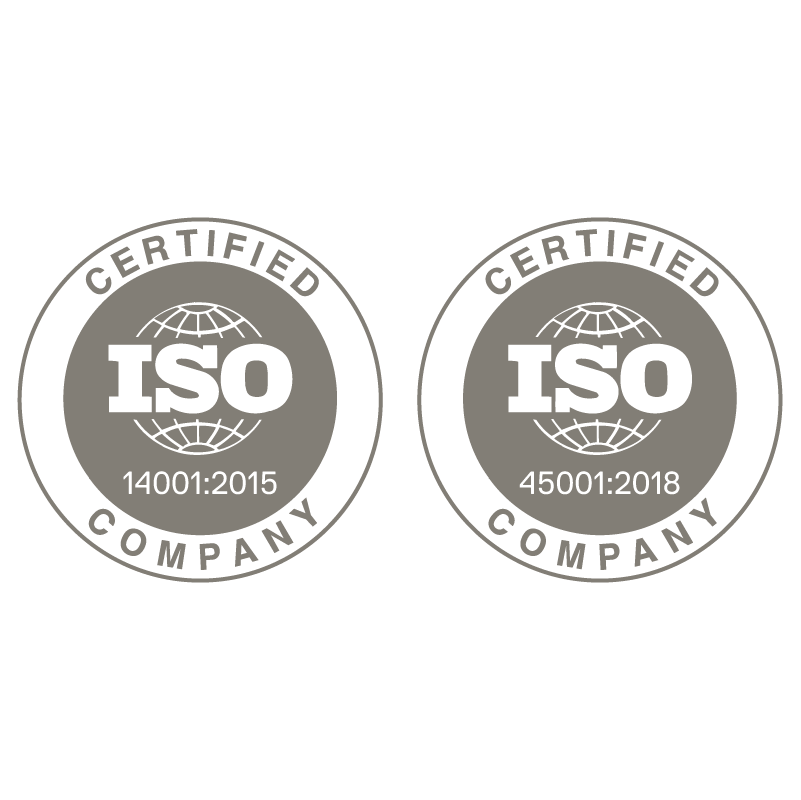 Certificación ISO 14001:2015 ISO 450001:2018.